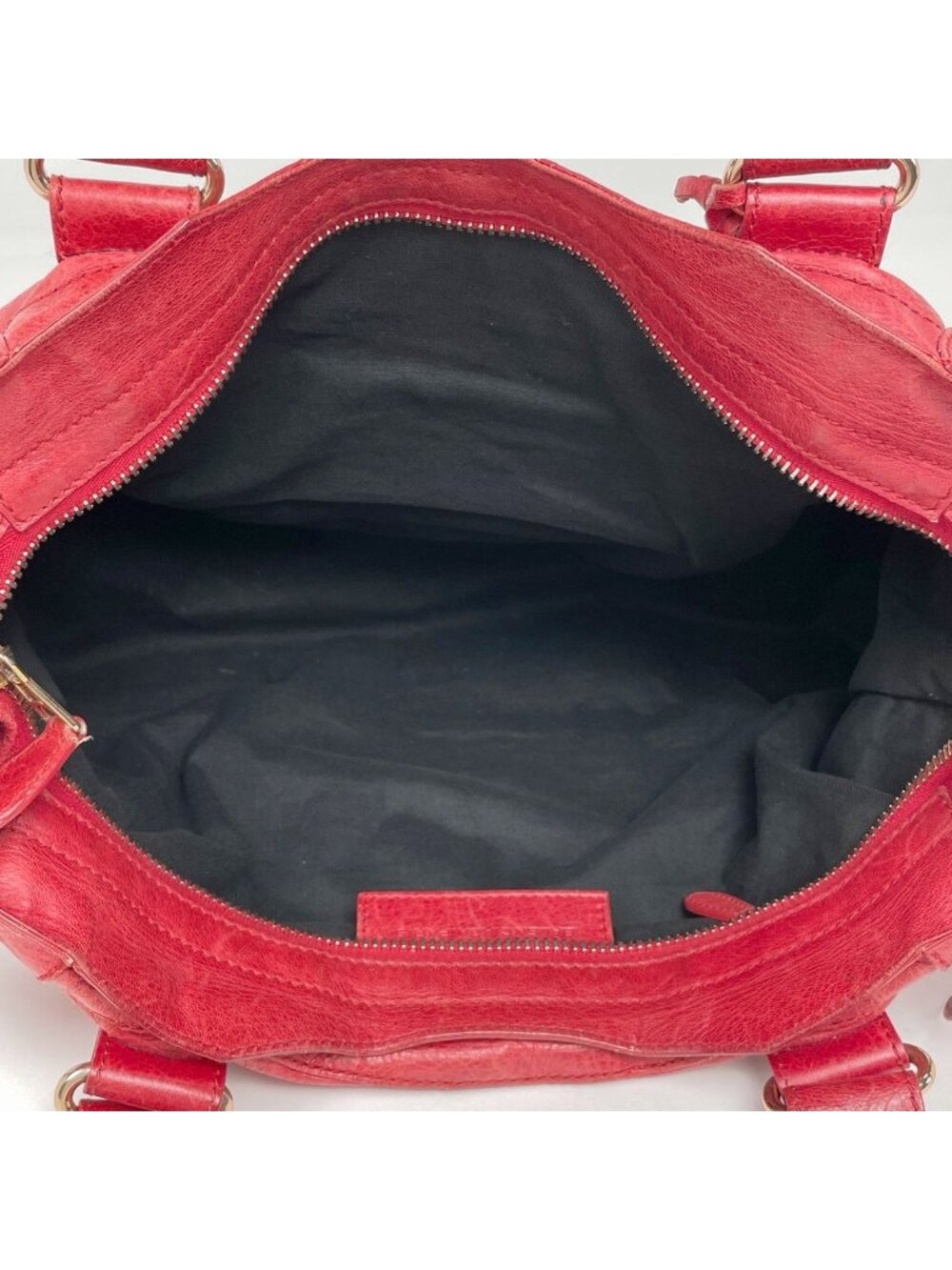 Balenciaga the Giant Part Time 2-Way Shoulder Bag Leather Red - Picture 12 of 12